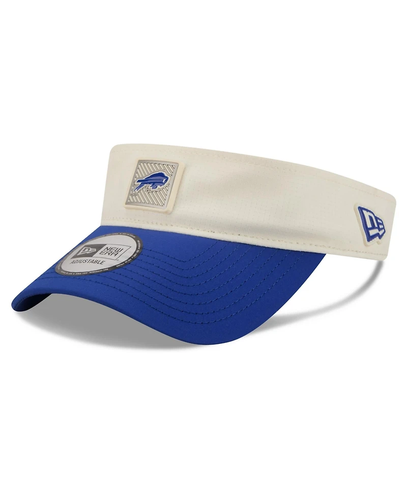 New Era Men's Cream/Royal Buffalo Bills 2026 Nfl Training Camp Adjustable Visor