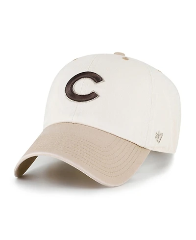 '47 Brand Men's Natural/Tan Chicago Cubs Neutral Terrain Clean Up Adjustable Hat