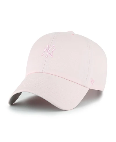 '47 Brand Men's and Women's Light Pink New York Yankees Pastel Clean Up Adjustable Hat