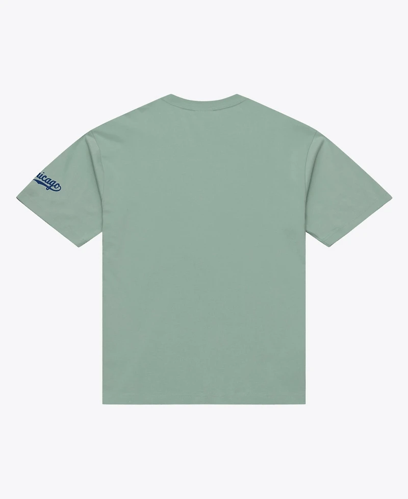 Mitchell & Ness Men's Green Chicago Cubs Yacht Rock T-Shirt