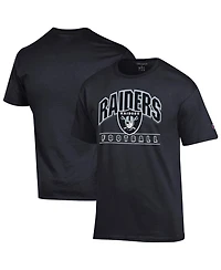 Champion Men's Black Las Vegas Raiders Football T-Shirt