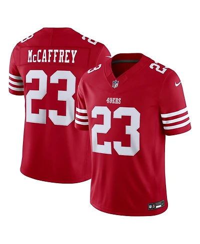 Nike Men's Christian McCaffrey Scarlet San Francisco 49ers Vapor F.u.s.e. Stitched Limited Jersey
