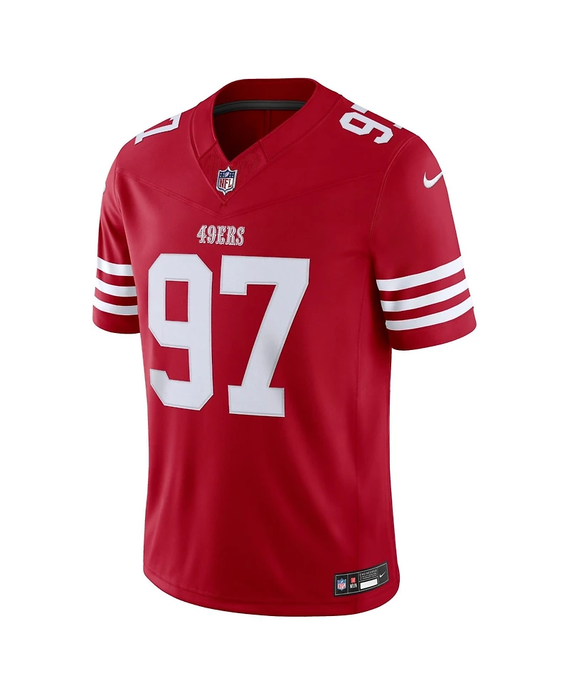 Nike Men's Nick Bosa Scarlet San Francisco 49ers Vapor F.u.s.e. Stitched Limited Jersey