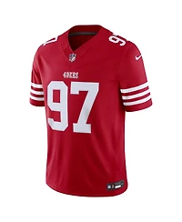 Nike Men's Nick Bosa Scarlet San Francisco 49ers Vapor F.u.s.e. Stitched Limited Jersey