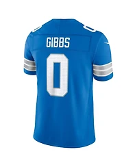 Nike Men's Jahmyr Gibbs Blue Detroit Lions Vapor F.u.s.e. Stitched Limited Jersey