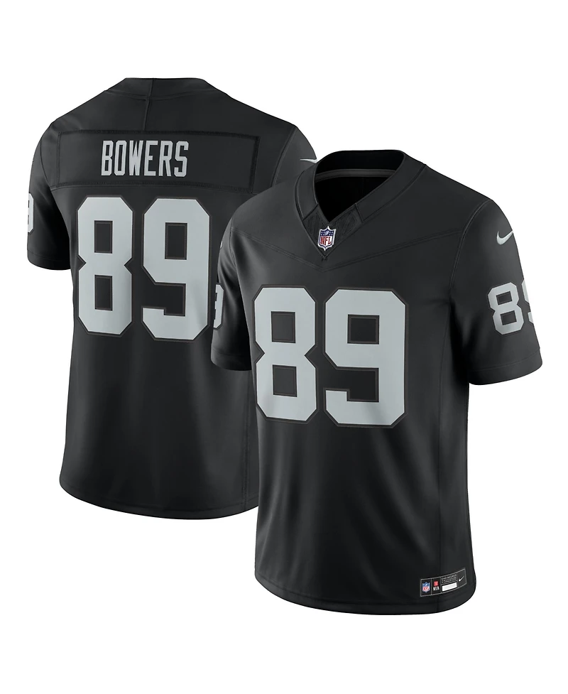 Nike Men's Brock Bowers Black Las Vegas Raiders Vapor F.u.s.e. Stitched Limited Jersey
