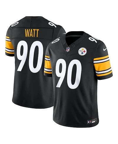 Nike Men's T.j. Watt Black Pittsburgh Steelers Vapor F.u.s.e. Stitched Limited Jersey