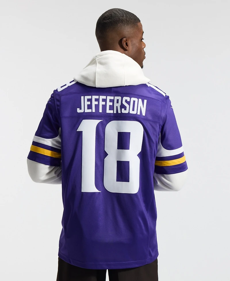 Nike Men's Justin Jefferson Purple Minnesota Vikings Vapor F.u.s.e. Stitched Limited Jersey