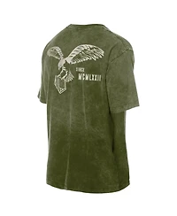 New Era Men's Olive Texas Rangers 2026 Armed Forces Day T-Shirt