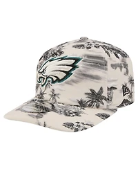 New Era Men's White Philadelphia Eagles Tropics 19TWENTY Adjustable Hat