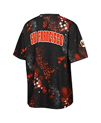 Outerstuff Big Boys and Girls Black San Francisco Giants Y2 Tech Stadium Lights T-Shirt