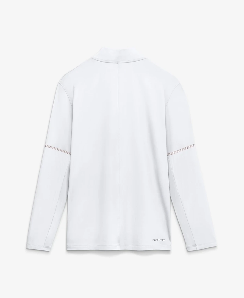 Nike Men's White Texas Longhorns Sideline Dri-fit Long Sleeve Half-Zip Pullover Sweatshirt