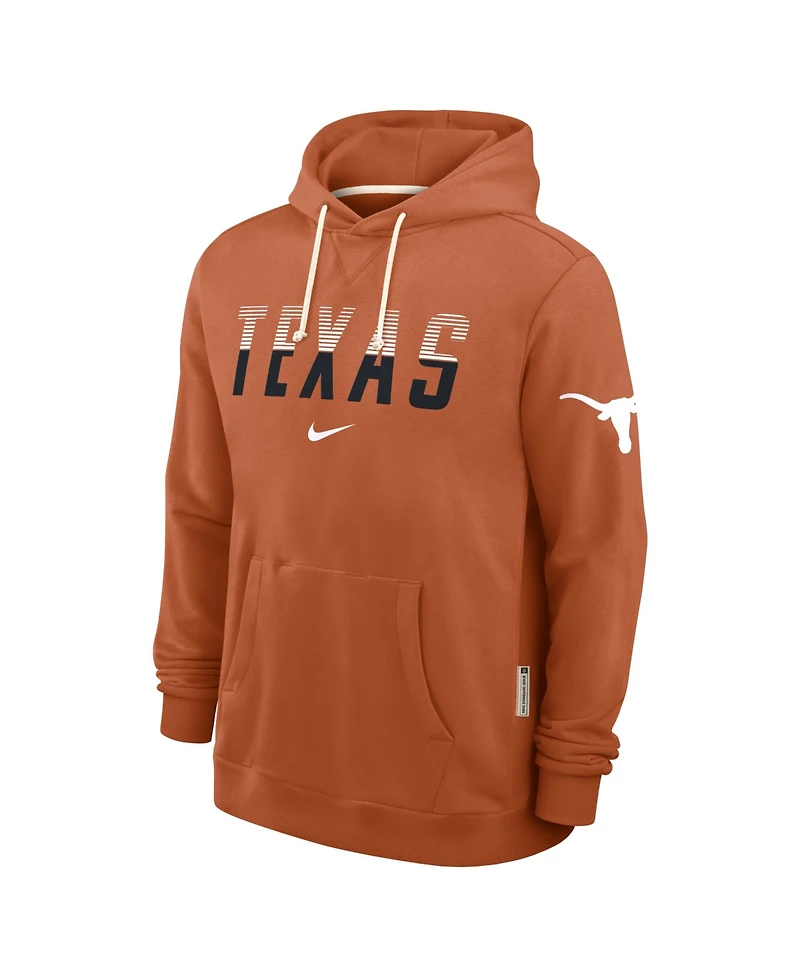 Nike Men's Texas Orange Longhorns 2026 Sideline Standard Issue Dri-fit Hoodie