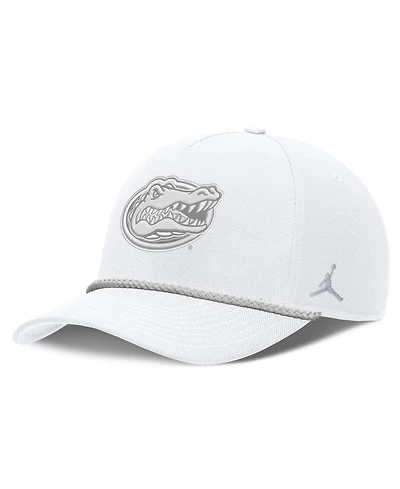 Jordan Men's and Women's White Florida Gators Rope Rise Adjustable Hat