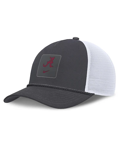 Nike Men's and Women's Charcoal Alabama Crimson Tide Game Day Rope Trucker Adjustable Hat
