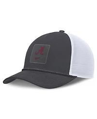 Nike Men's and Women's Charcoal Alabama Crimson Tide Game Day Rope Trucker Adjustable Hat