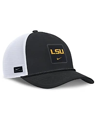 Nike Men's and Women's Black Lsu Tigers Game Day Rope Trucker Adjustable Hat