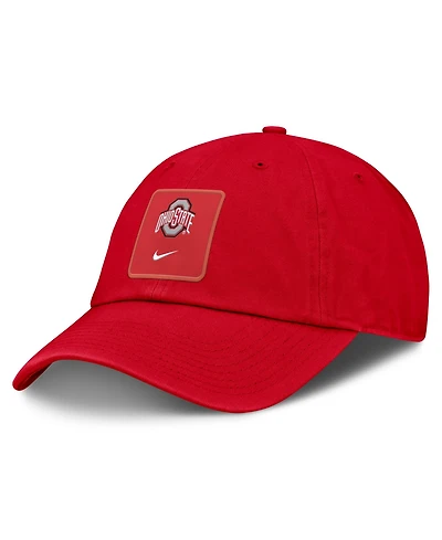 Nike Men's and Women's Scarlet Ohio State Buckeyes 2026 Sideline Club Adjustable Hat