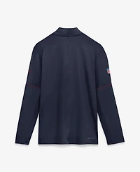 Nike Men's Navy New England Patriots Sideline Dri-fit Half-Zip Pullover Sweatshirt