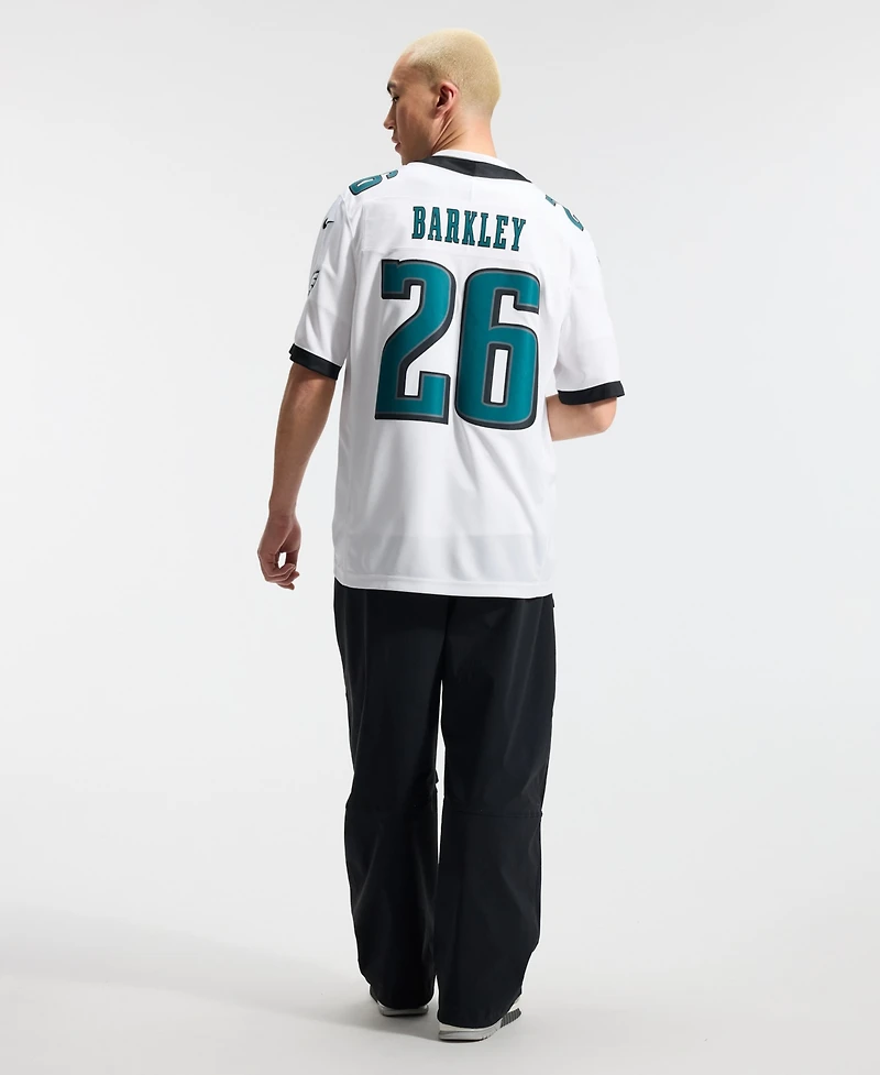 Nike Men's Saquon Barkley White Philadelphia Eagles Vapor F.u.s.e. Stitched Limited Jersey