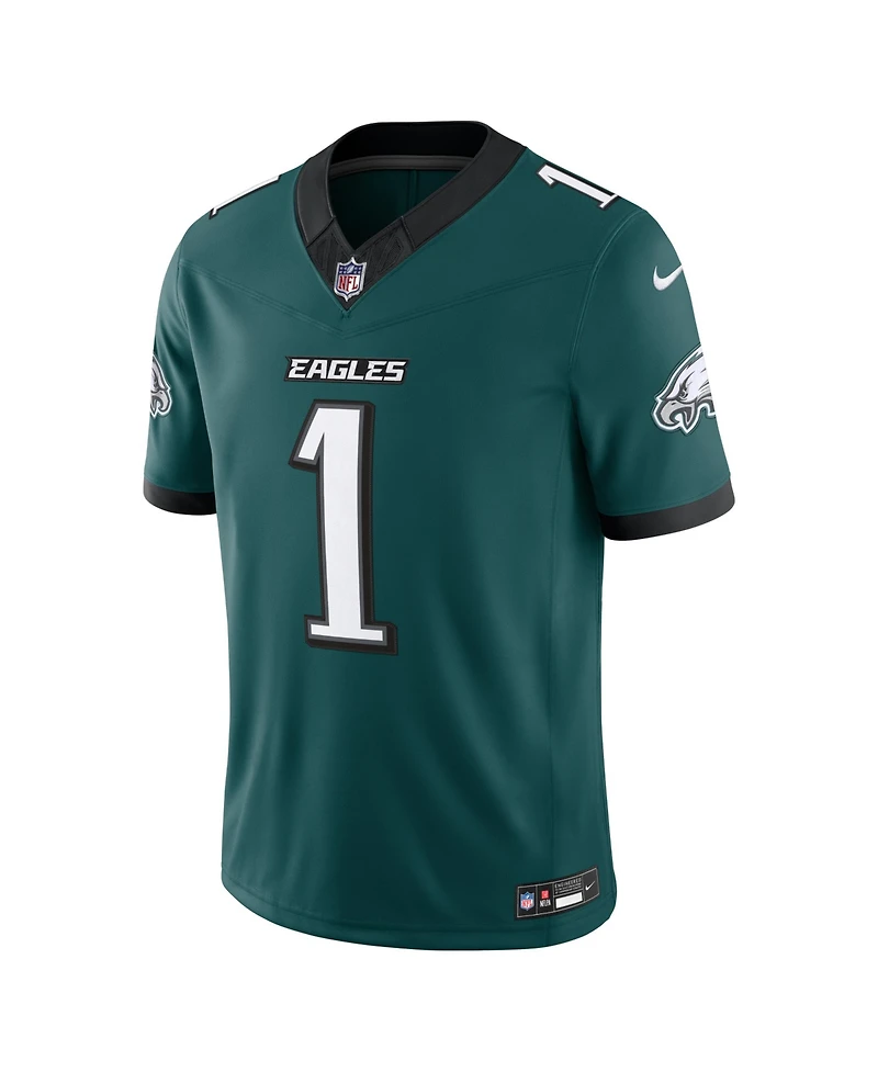 Nike Men's Jalen Hurts Midnight Green Philadelphia Eagles Vapor F.u.s.e. Stitched Limited Jersey