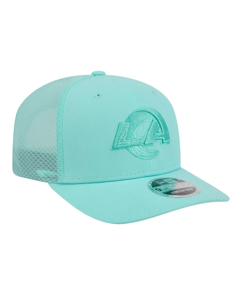 New Era Men's Mint Los Angeles Rams Color Pack 9SEVENTY Adjustable Hat