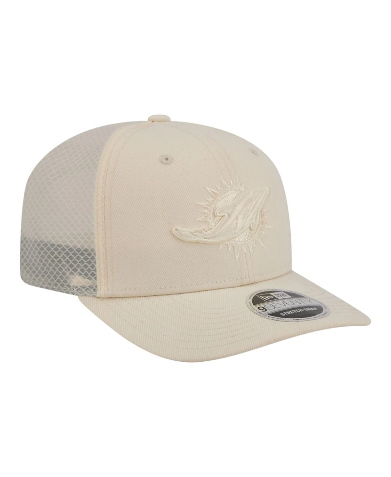 New Era Men's Cream Miami Dolphins Color Pack 9SEVENTY Adjustable Hat