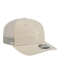 New Era Men's Cream Miami Dolphins Color Pack 9SEVENTY Adjustable Hat
