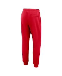 Nike Men's Scarlet Ohio State Buckeyes Primetime Club Fleece Joggers
