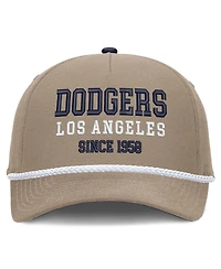Nike Men's Khaki Los Angeles Dodgers Father's Day Rope Rise Adjustable Hat