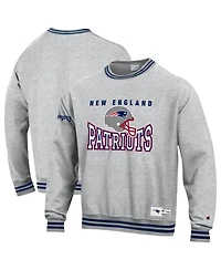Champion Men's Gray New England Patriots Reverse Weave Fleece Sweatshirt