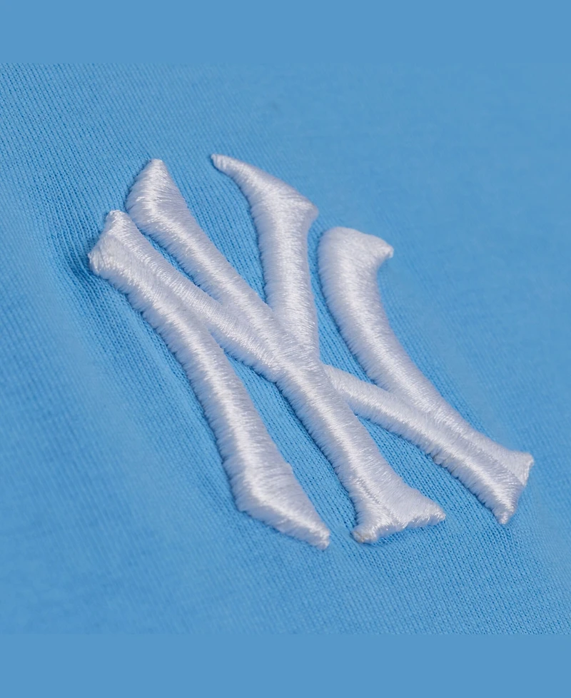 Mitchell & Ness Men's Light Blue New York Yankees Insignia Premium T-Shirt