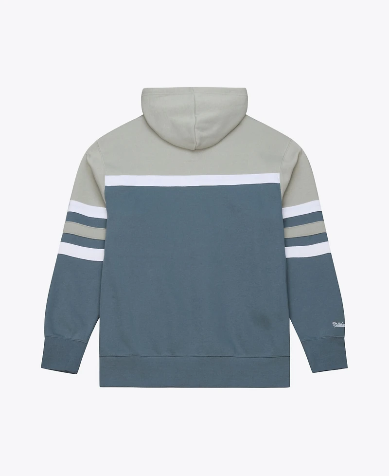 Mitchell & Ness Men's Gray Baltimore Orioles Cooperstown Collection Thunderstorm Head Coach Hoodie