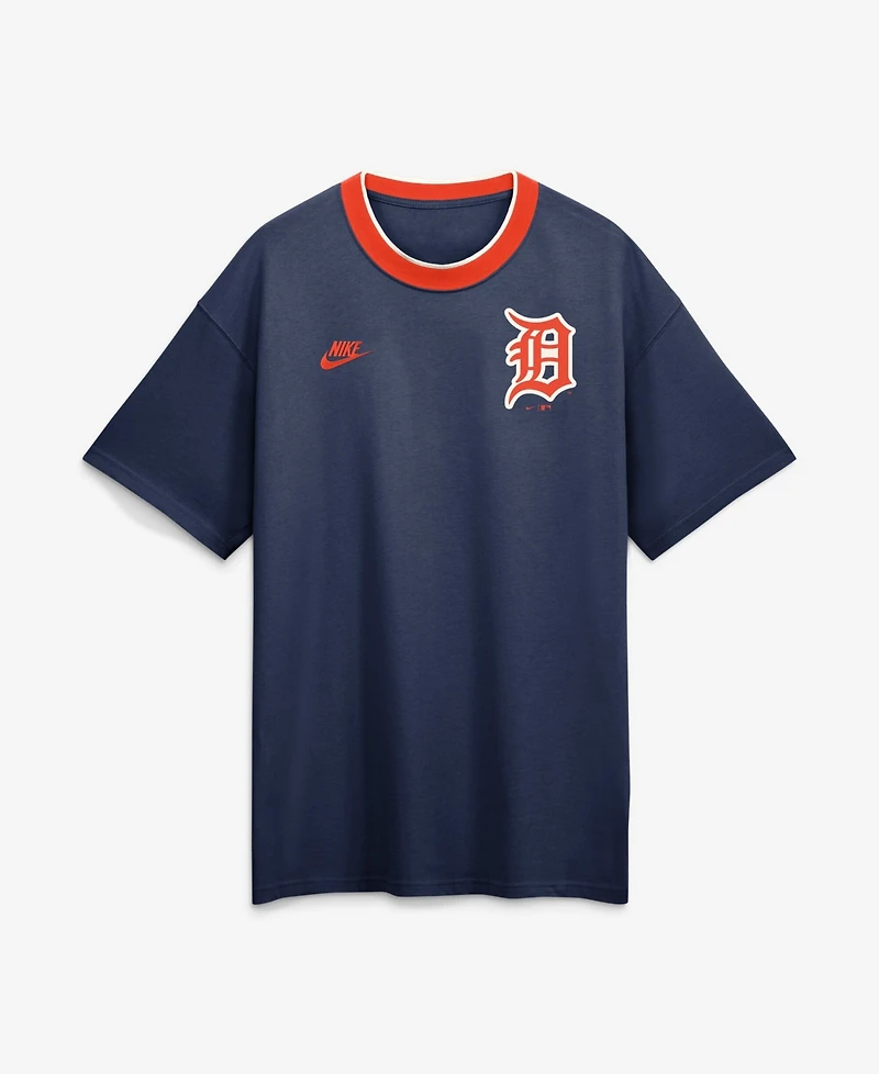 Nike Men's Navy Detroit Tigers Cooperstown Collection Ringer T-Shirt