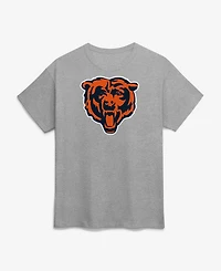 Logo Athletic Men's Gray Chicago Bears Primary T-Shirt