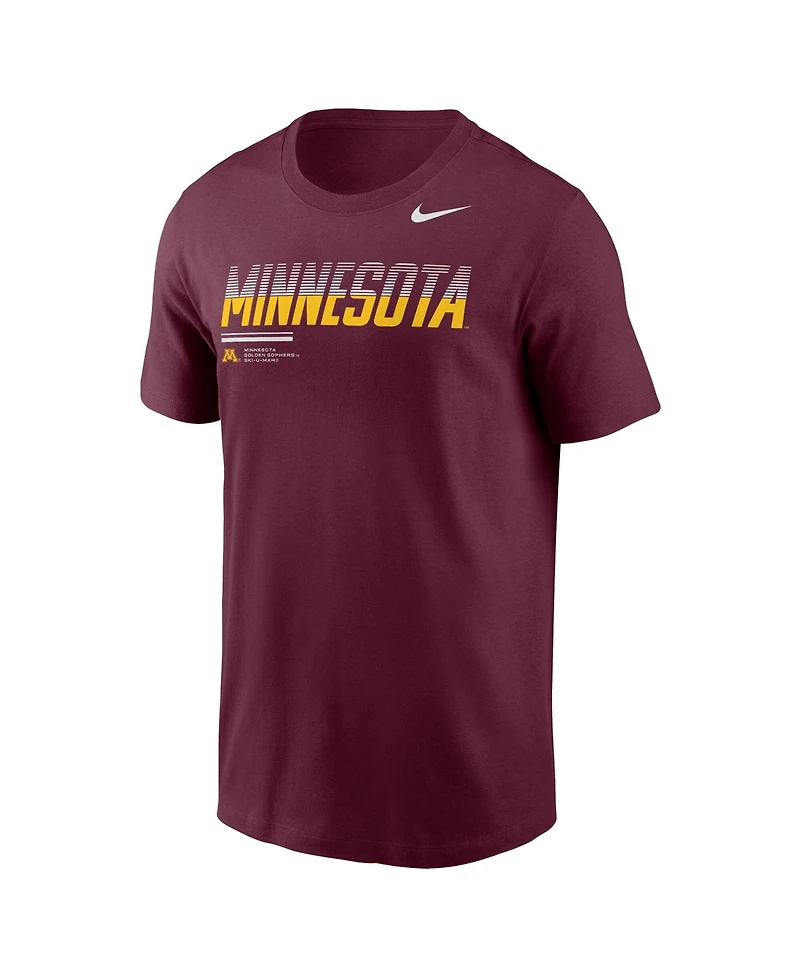 Nike Men's Maroon Minnesota Golden Gophers 2026 Sideline Wordmark Legend Dri-fit T-Shirt