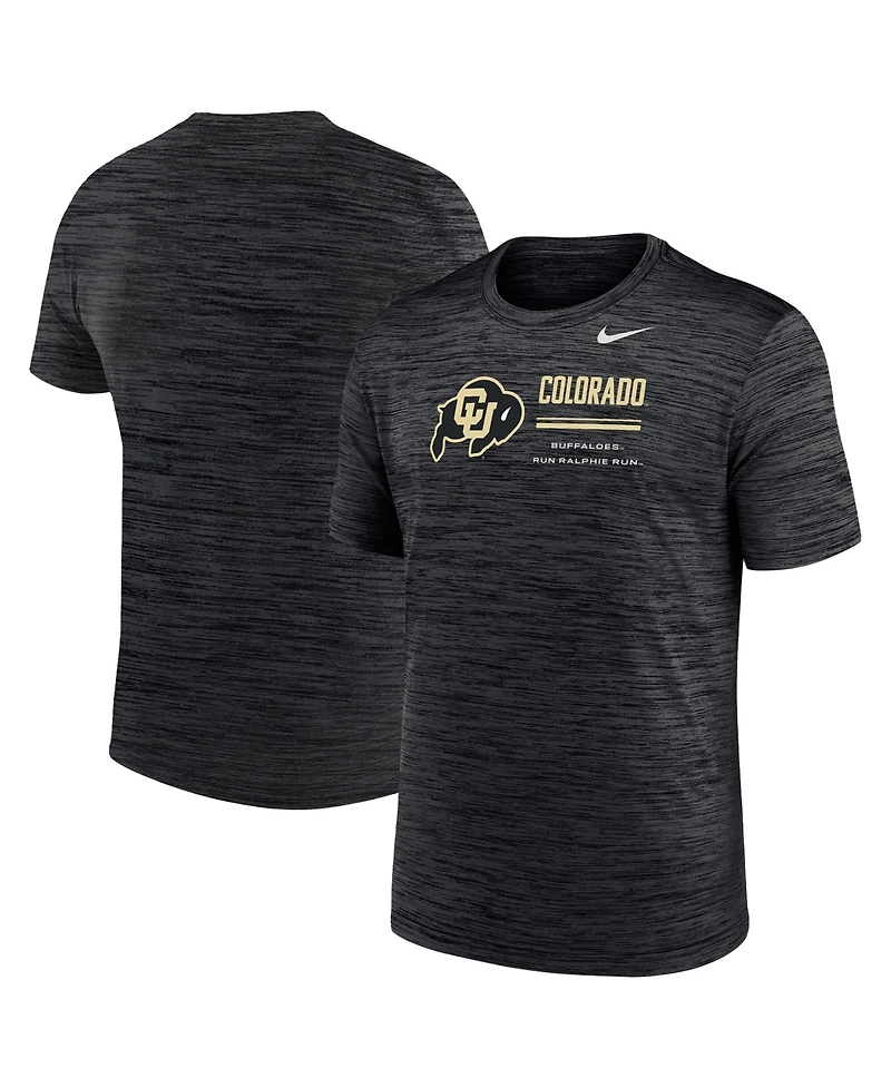Nike Men's Black Colorado Buffaloes Velocity Dri-fit T-Shirt