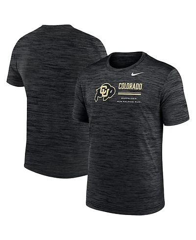 Nike Men's Black Colorado Buffaloes Velocity Dri-fit T-Shirt