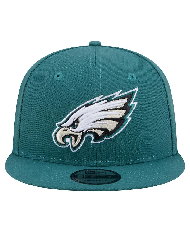 New Era Men's Kelly Green Philadelphia Eagles 9FIFTY Snapback Hat