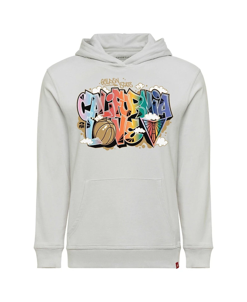 Sportiqe Men's and Women's x 2PAC California Love Gray Golden State Valkyries Pride Drake Hoodie