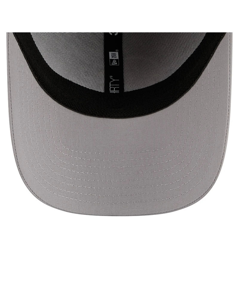 New Era Men's Gray Cleveland Browns Perforated 39THIRTY Flex Hat