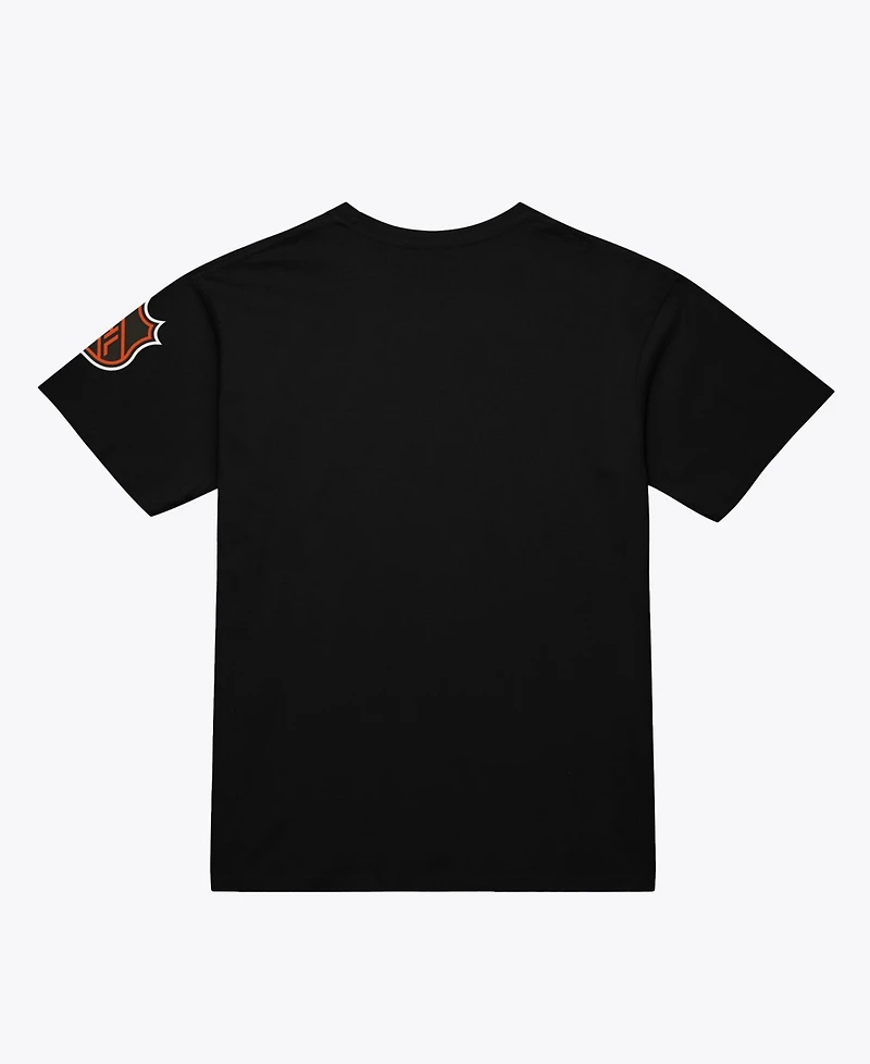 Mitchell & Ness Men's Black Los Angeles Kings Core Logo T-Shirt