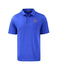 Cutter & Buck Men's Blue Chicago Cubs Coastline Epic Comfort Eco Polo Shirt