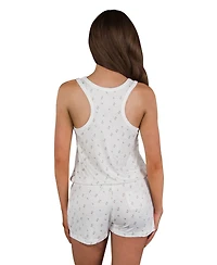 Concepts Sport Women's Cream Cleveland Guardians Gardner Hacci Knit Romper