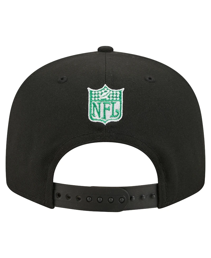 New Era Men's Black Philadelphia Eagles 9FIFTY Snapback Hat