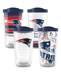 Tervis New England Patriots 4-Pack 16oz. Classic Tumbler