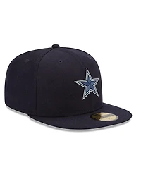 New Era Men's Navy Dallas Cowboys 59FIFTY Fitted Hat