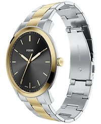 Fossil Men's Minimalist Three-Hand Two-Tone Stainless Steel Watch 44mm