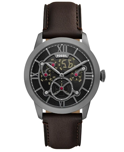 Fossil Men's Townsman Big Tic Two-Tone Leather Watch 42mm