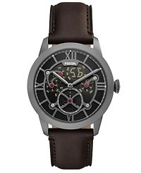 Fossil Men's Townsman Big Tic Two-Tone Leather Watch 42mm